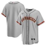 San Francisco Giants Nike Road Replica Team Jersey - Gray - 49Native
