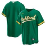 Oakland Athletics Nike Alternate Replica Team Jersey - Green - 49Native