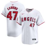 Griffin Canning Los Angeles Angels Nike Home Limited Player Jersey - White - 49Native