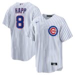 Ian Happ Chicago Cubs Nike Home Replica Jersey - White - 49Native