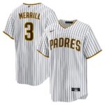Jackson Merrill San Diego Padres Nike Home Replica Jersey - White - 49Native