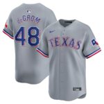 Jacob deGrom Texas Rangers Nike Away Limited Player Jersey - Gray - 49Native