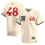 Jacob deGrom Texas Rangers Nike City Connect Limited Player Jersey - Natural - 49Native