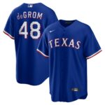 Jacob deGrom Texas Rangers Nike Away Replica Player Jersey - Royal - 49Native