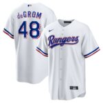 Jacob deGrom Texas Rangers Nike Home Replica Player Jersey - White - 49Native