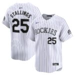 Jacob Stallings Colorado Rockies Nike Home Limited Player Jersey - White - 49Native
