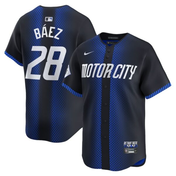 Javier Baez Detroit Tigers Nike 2024 City Connect Limited Jersey - Navy - 49Native