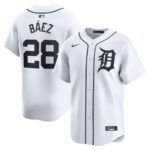 Javier Baez Detroit Tigers Nike Home Limited Player Jersey - White - 49Native