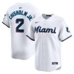 Jazz Chisholm Jr. Miami Marlins Nike Home Limited Player Jersey - White - 49Native