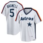 Jeff Bagwell Houston Astros Nike Home Cooperstown Collection Logo Player Jersey - White - 49Native