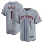 Jeff McNeil New York Mets Nike Away Limited Player Jersey - Gray - 49Native