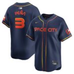 Jeremy Peña Houston Astros Nike City Connect Limited Player Jersey - Navy - 49Native
