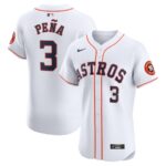 Jeremy Peña Houston Astros Nike Home Elite Player Jersey - White - 49Native