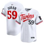 Jhoan Duran Minnesota Twins Nike Home Limited Player Jersey - White - 49Native