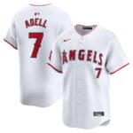 Jo Adell Los Angeles Angels Nike Home Limited Player Jersey - White - 49Native