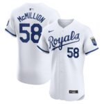 John McMillon Kansas City Royals Nike Home Elite Player Jersey - White - 49Native