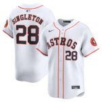 Jon Singleton Houston Astros Nike Home Limited Player Jersey - White - 49Native