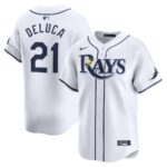 Jonny DeLuca Tampa Bay Rays Nike Home Limited Player Jersey - White - 49Native