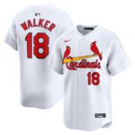 Jordan Walker St. Louis Cardinals Nike Home Limited Player Jersey - White - 49Native