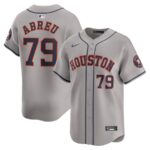 Jose Abreu Houston Astros Nike Away Limited Player Jersey - Gray - 49Native