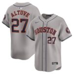 Jose Altuve Houston Astros Nike Away Limited Player Jersey - Gray - 49Native