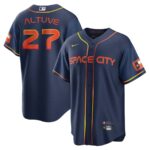 Jose Altuve Houston Astros Nike City Connect Replica Player Jersey - Navy - 49Native