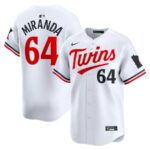 Jose Miranda Minnesota Twins Nike Home Limited Player Jersey - White - 49Native