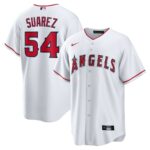 José Suarez Los Angeles Angels Nike Home Replica Player Jersey - White - 49Native