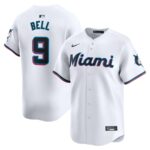 Josh Bell Miami Marlins Nike Home Limited Player Jersey - White - 49Native