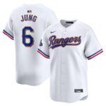 Josh Jung Texas Rangers Nike 2024 Gold Collection Limited Player Jersey - White - 49Native