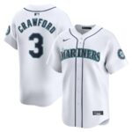 J.P. Crawford Seattle Mariners Nike Home Limited Player Jersey - White - 49Native