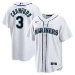 JP Crawford Seattle Mariners Nike Home Replica Jersey - White - 49Native