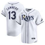 Junior Caminero Tampa Bay Rays Nike Home Limited Player Jersey - White - 49Native