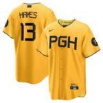 Ke'Bryan Hayes Pittsburgh Pirates Nike City Connect Replica Player Jersey - Gold - 49Native
