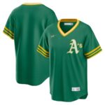 Oakland Athletics Nike Road Cooperstown Collection Team Jersey - Kelly Green - 49Native