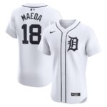 Kenta Maeda Detroit Tigers Nike Home Elite Player Jersey - White - 49Native