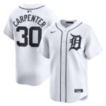 Kerry Carpenter Detroit Tigers Nike Home Limited Player Jersey - White - 49Native