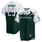 Kris Bryant Colorado Rockies Nike City Connect Replica Player Jersey - Green - 49Native