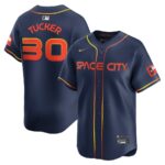Kyle Tucker Houston Astros Nike City Connect Limited Player Jersey - Navy - 49Native