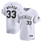Larry Walker Colorado Rockies Nike Home Limited Player Jersey - White - 49Native