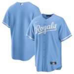 Kansas City Royals Nike Alternate Replica Team Logo Jersey - Light Blue - 49Native