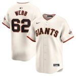Logan Webb San Francisco Giants Nike Home Limited Player Jersey - Cream - 49Native