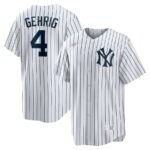Lou Gehrig New York Yankees Nike Home Cooperstown Collection Player Jersey - White - 49Native
