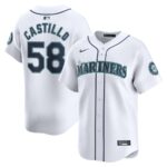 Luis Castillo Seattle Mariners Nike Home Limited Player Jersey - White - 49Native