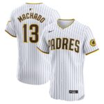 Manny Machado San Diego Padres Nike Home Elite Jersey - White - 49Native