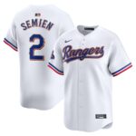 Marcus Semien Texas Rangers Nike 2024 Gold Collection Limited Player Jersey - White - 49Native