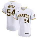 Martin Perez Pittsburgh Pirates Nike Home Elite Player Jersey - White - 49Native