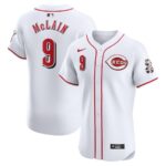 Matt McLain Cincinnati Reds Nike Home Elite Player Jersey - White - 49Native