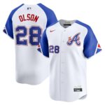 Matt Olson Atlanta Braves Nike City Connect Limited Player Jersey - White - 49Native