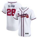 Matt Olson Atlanta Braves Nike Home Elite Player Jersey - White - 49Native
